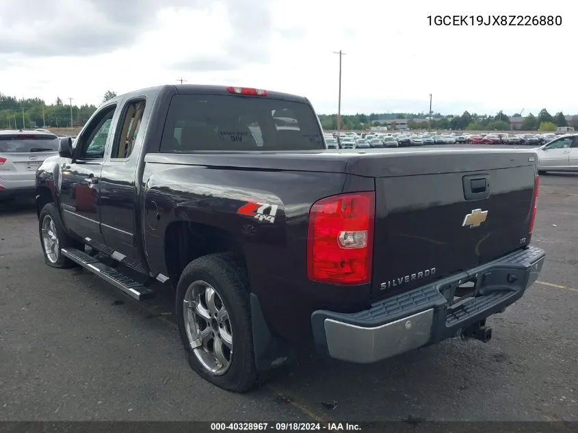 2008 Chevrolet Silverado 1500 Ltz VIN: 1GCEK19JX8Z226880 Lot: 40328967