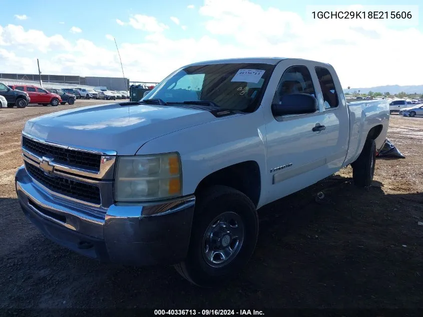 1GCHC29K18E215606 2008 Chevrolet Silverado 2500Hd Lt W/1Lt