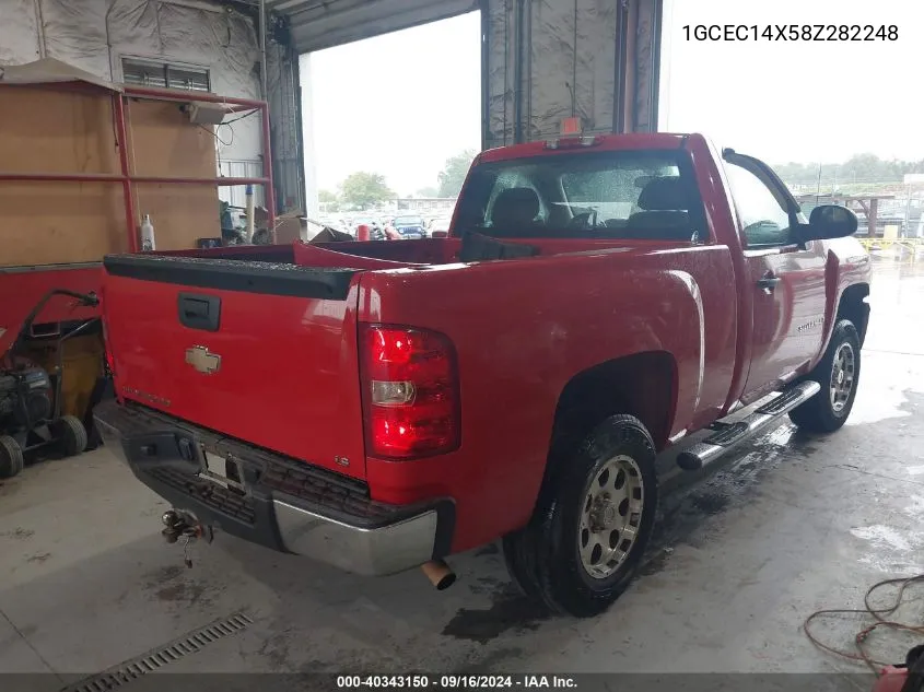 1GCEC14X58Z282248 2008 Chevrolet Silverado 1500 Work Truck