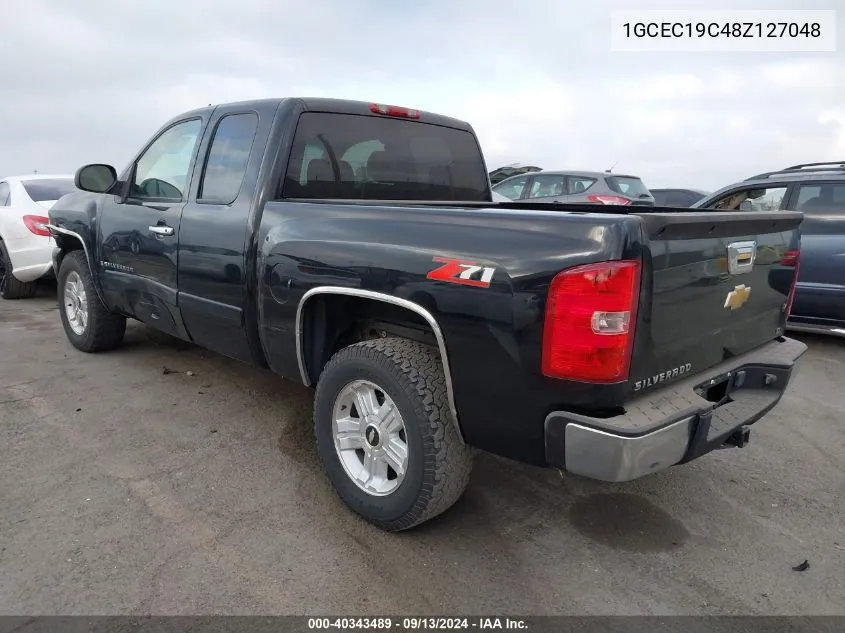 2008 Chevrolet Silverado 1500 Lt1 VIN: 1GCEC19C48Z127048 Lot: 40343489