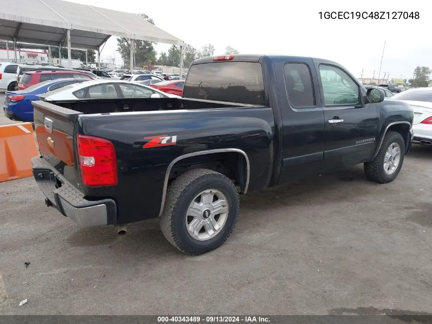 2008 Chevrolet Silverado 1500 Lt1 VIN: 1GCEC19C48Z127048 Lot: 40343489