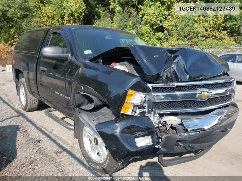 2008 Chevrolet Silverado 1500 K1500 VIN: 1GCEK14088Z127439 Lot: 40345947