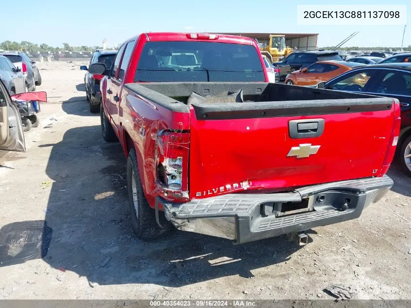 2GCEK13C881137098 2008 Chevrolet Silverado K1500