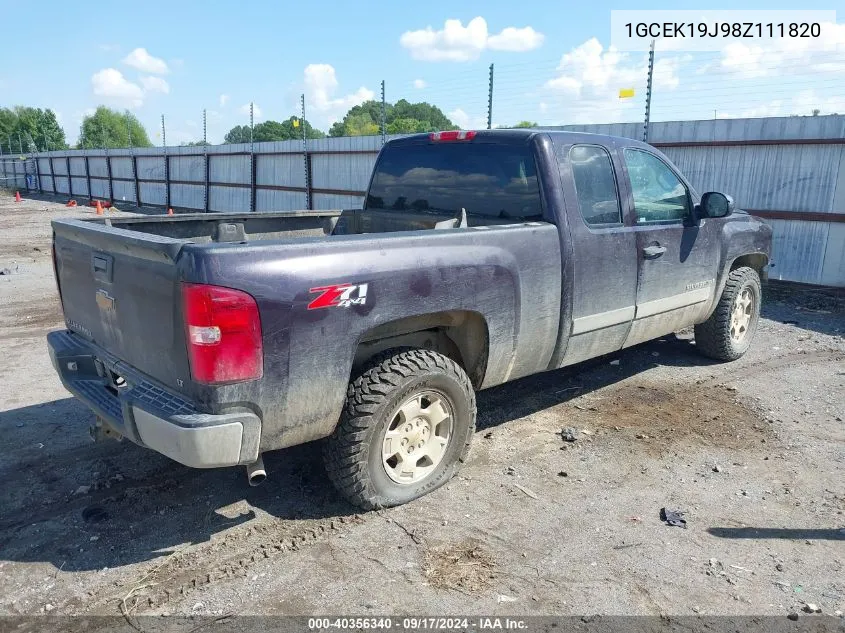 2008 Chevrolet Silverado 1500 Lt2 VIN: 1GCEK19J98Z111820 Lot: 40356340