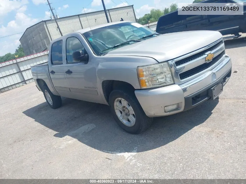 2GCEK133781169489 2008 Chevrolet Silverado 1500 Lt2