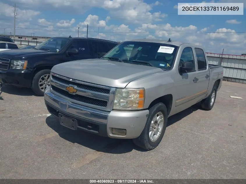 2GCEK133781169489 2008 Chevrolet Silverado 1500 Lt2