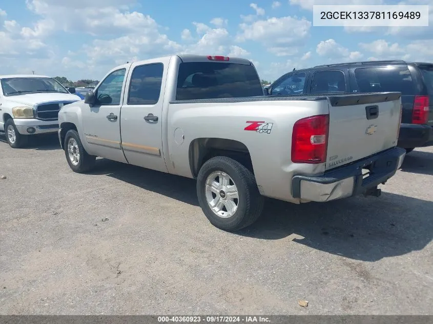 2GCEK133781169489 2008 Chevrolet Silverado 1500 Lt2