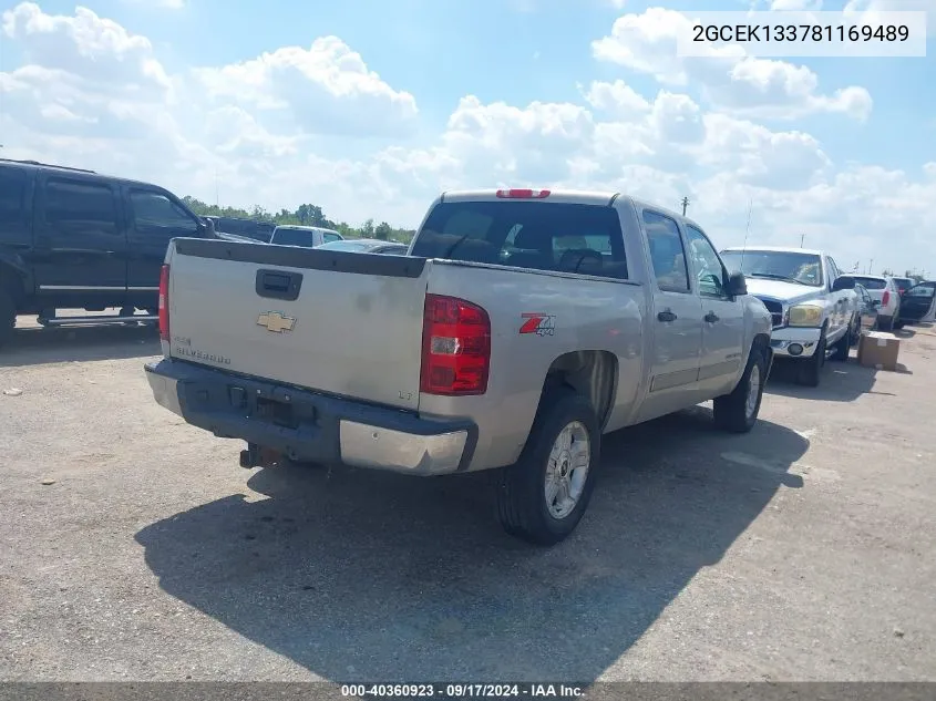 2GCEK133781169489 2008 Chevrolet Silverado 1500 Lt2