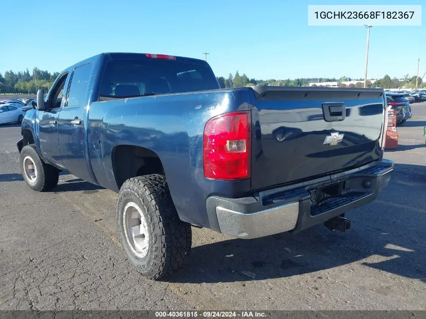 2008 Chevrolet Silverado 2500Hd Lt1/Lt2/Ltz/Work Truck VIN: 1GCHK23668F182367 Lot: 40361815