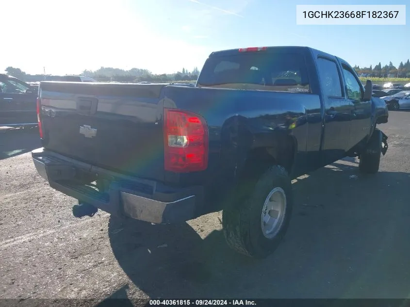 2008 Chevrolet Silverado 2500Hd Lt1/Lt2/Ltz/Work Truck VIN: 1GCHK23668F182367 Lot: 40361815