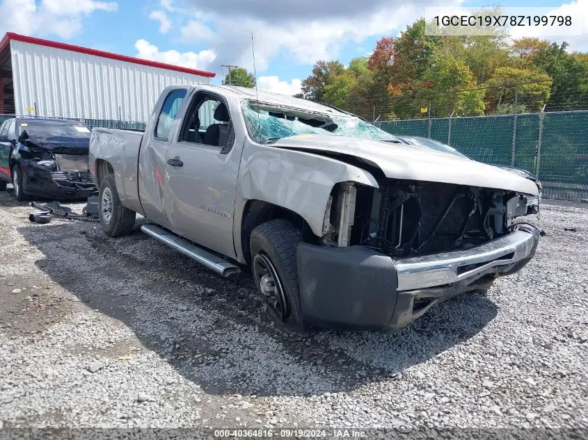 2008 Chevrolet Silverado 1500 Work Truck VIN: 1GCEC19X78Z199798 Lot: 40364816