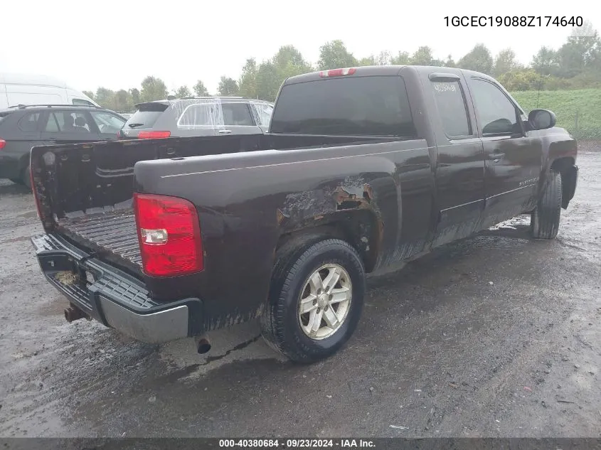 1GCEC19088Z174640 2008 Chevrolet Silverado C1500