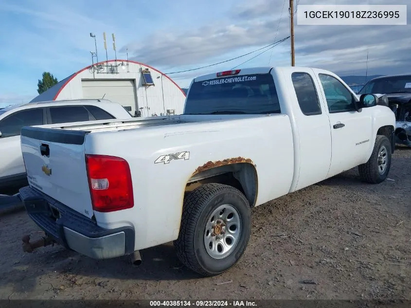 2008 Chevrolet Silverado 1500 Work Truck VIN: 1GCEK19018Z236995 Lot: 40385134