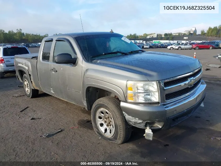 2008 Chevrolet Silverado 1500 Lt1 VIN: 1GCEK19J68Z325504 Lot: 40385500