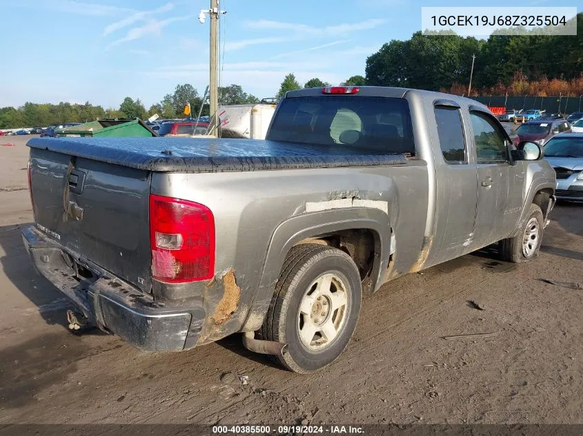 2008 Chevrolet Silverado 1500 Lt1 VIN: 1GCEK19J68Z325504 Lot: 40385500