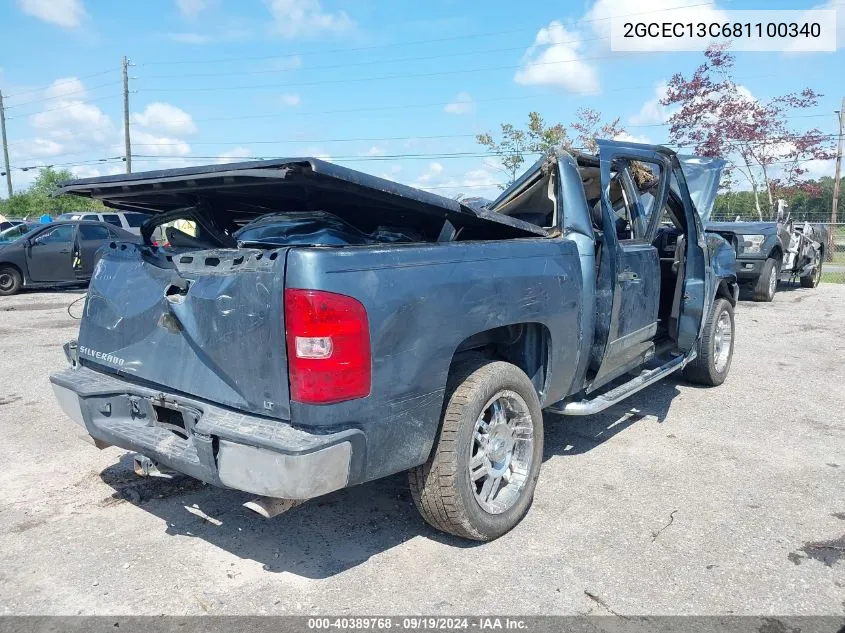 2008 Chevrolet Silverado 1500 Lt1 VIN: 2GCEC13C681100340 Lot: 40389768