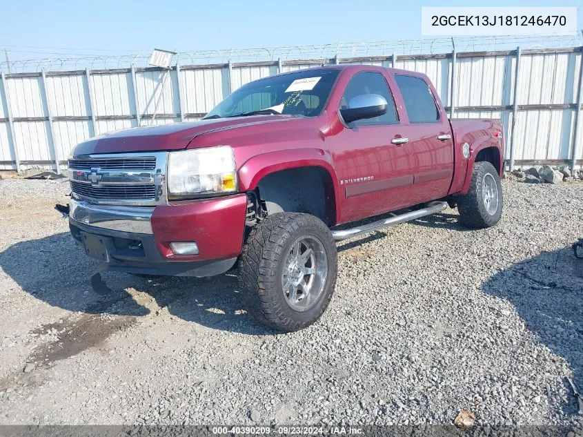 2008 Chevrolet Silverado K1500 VIN: 2GCEK13J181246470 Lot: 40390209