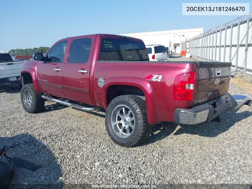 2008 Chevrolet Silverado K1500 VIN: 2GCEK13J181246470 Lot: 40390209