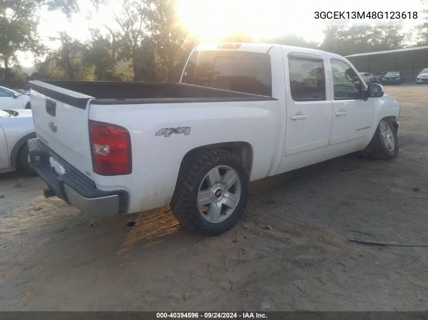 3GCEK13M48G123618 2008 Chevrolet Silverado 1500 K1500