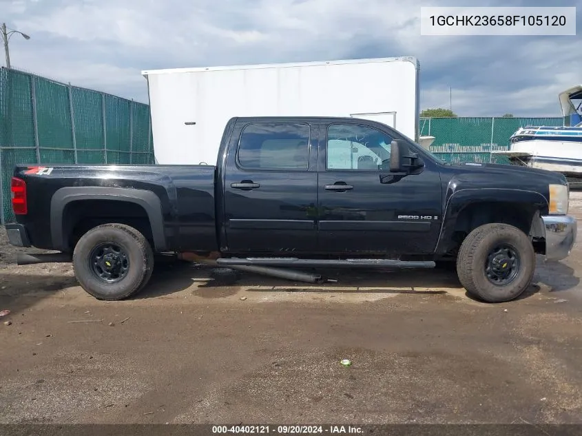 1GCHK23658F105120 2008 Chevrolet Silverado 2500Hd Lt1