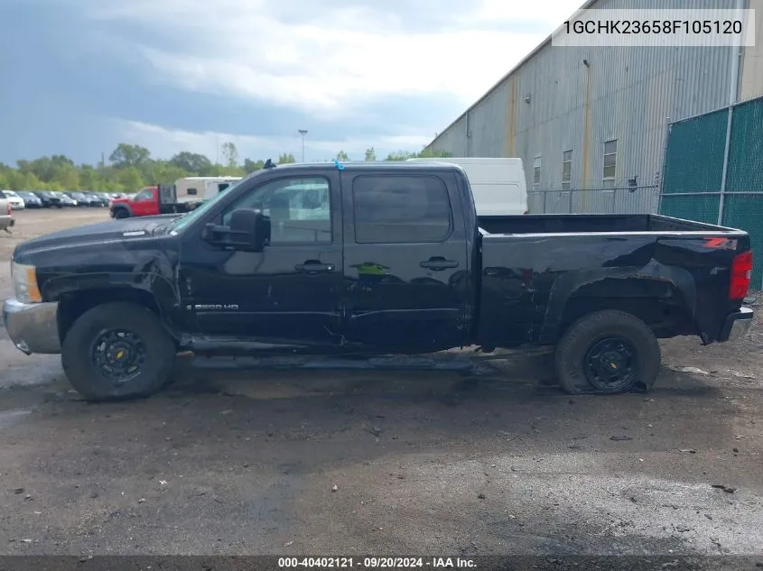 1GCHK23658F105120 2008 Chevrolet Silverado 2500Hd Lt1