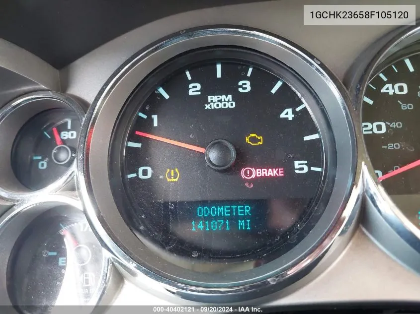 1GCHK23658F105120 2008 Chevrolet Silverado 2500Hd Lt1