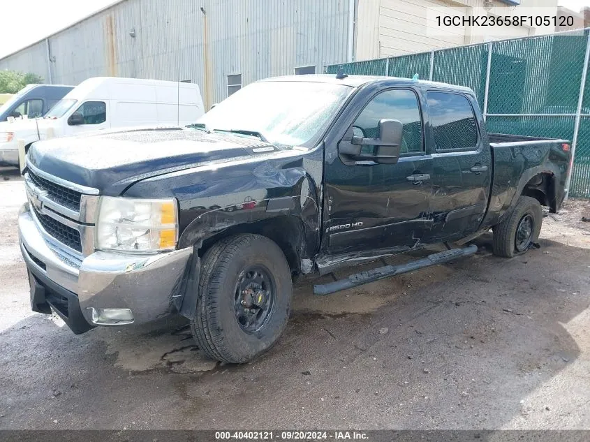 1GCHK23658F105120 2008 Chevrolet Silverado 2500Hd Lt1