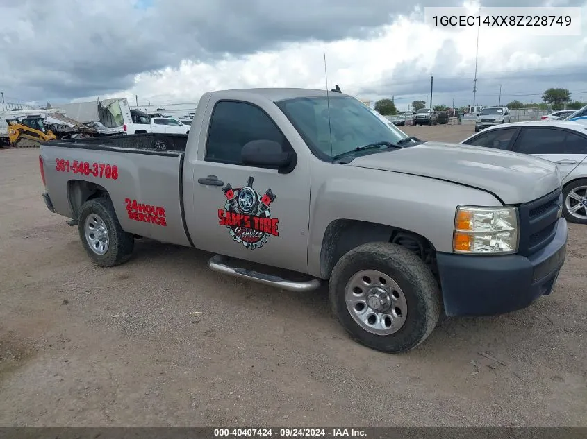 2008 Chevrolet Silverado 1500 Work Truck VIN: 1GCEC14XX8Z228749 Lot: 40407424