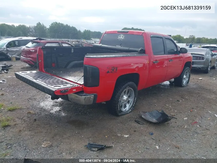 2008 Chevrolet Silverado K1500 VIN: 2GCEK13J681339159 Lot: 40413874