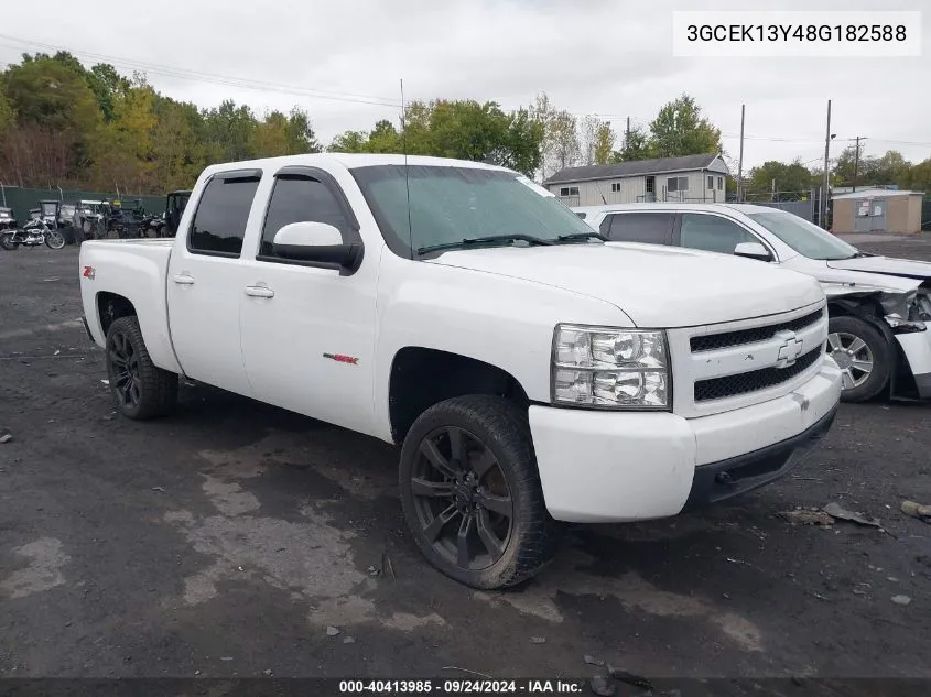 2008 Chevrolet Silverado 1500 K1500 VIN: 3GCEK13Y48G182588 Lot: 40413985