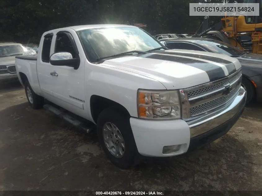 1GCEC19J58Z154824 2008 Chevrolet Silverado 1500 Lt1