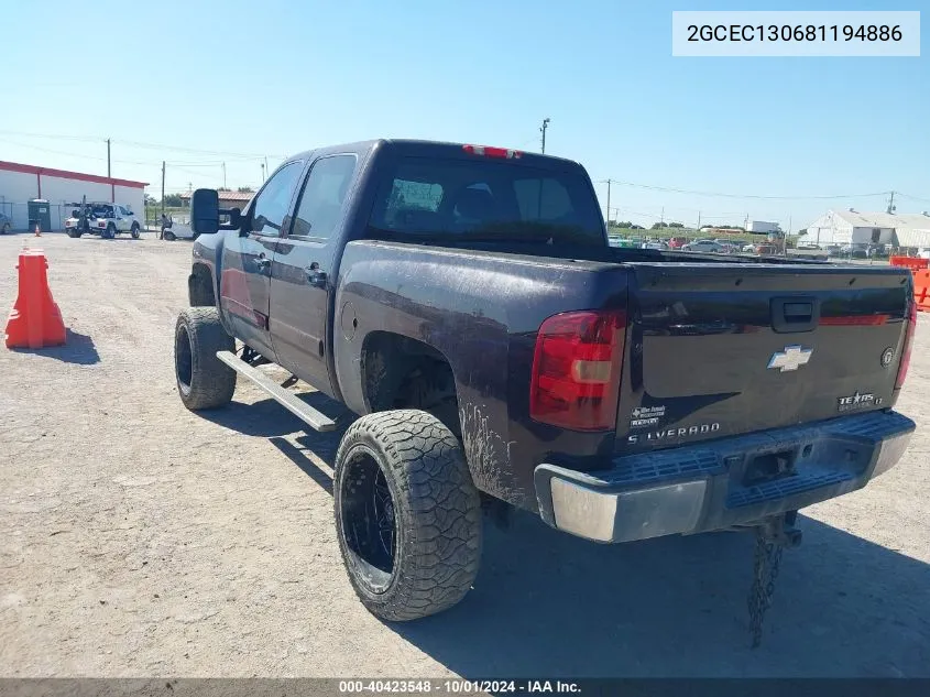 2GCEC130681194886 2008 Chevrolet Silverado 1500 Lt1