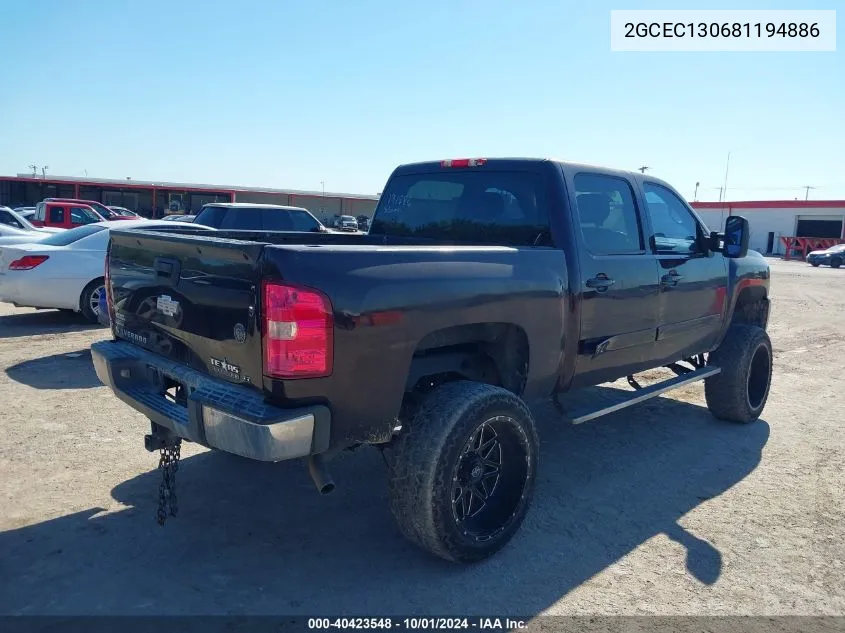 2GCEC130681194886 2008 Chevrolet Silverado 1500 Lt1