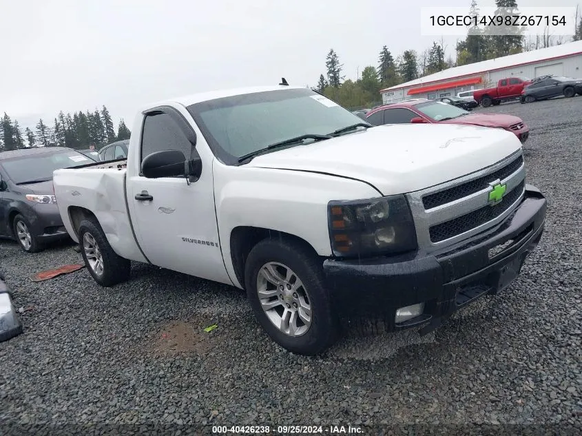 2008 Chevrolet Silverado 1500 Work Truck VIN: 1GCEC14X98Z267154 Lot: 40426238