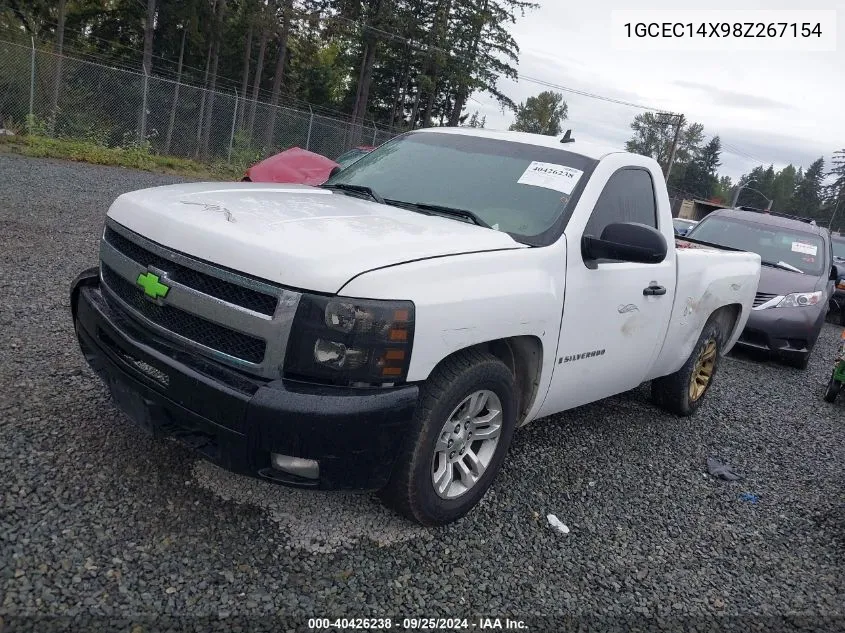 1GCEC14X98Z267154 2008 Chevrolet Silverado 1500 Work Truck