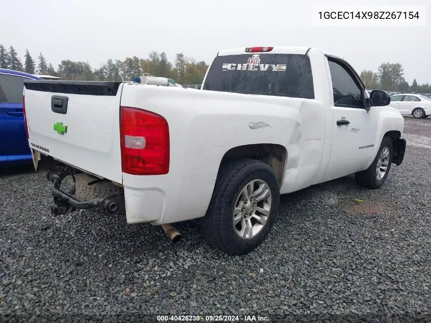 1GCEC14X98Z267154 2008 Chevrolet Silverado 1500 Work Truck