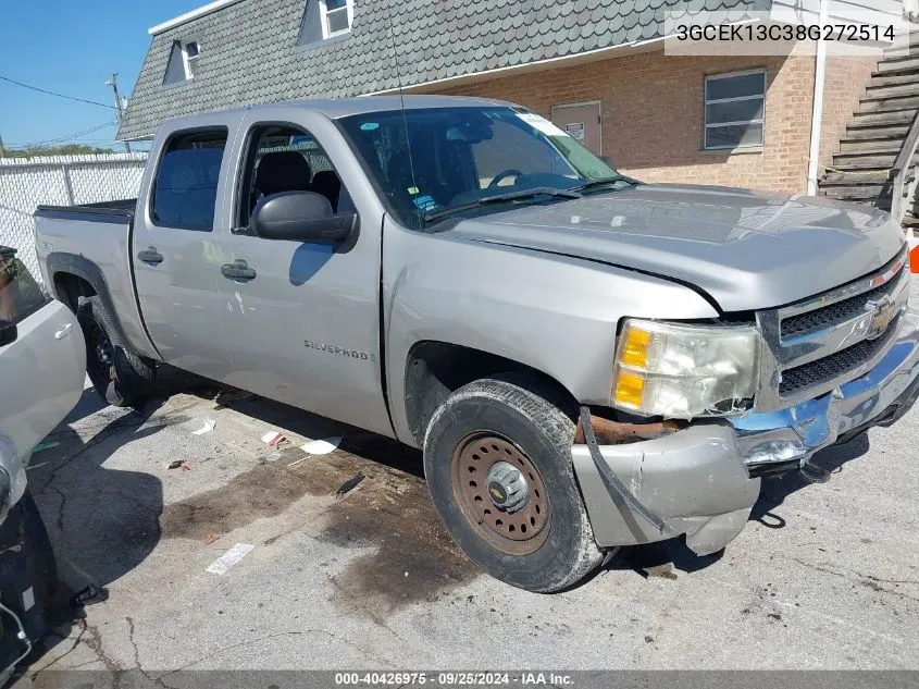 2008 Chevrolet Silverado 1500 Lt1 VIN: 3GCEK13C38G272514 Lot: 40426975