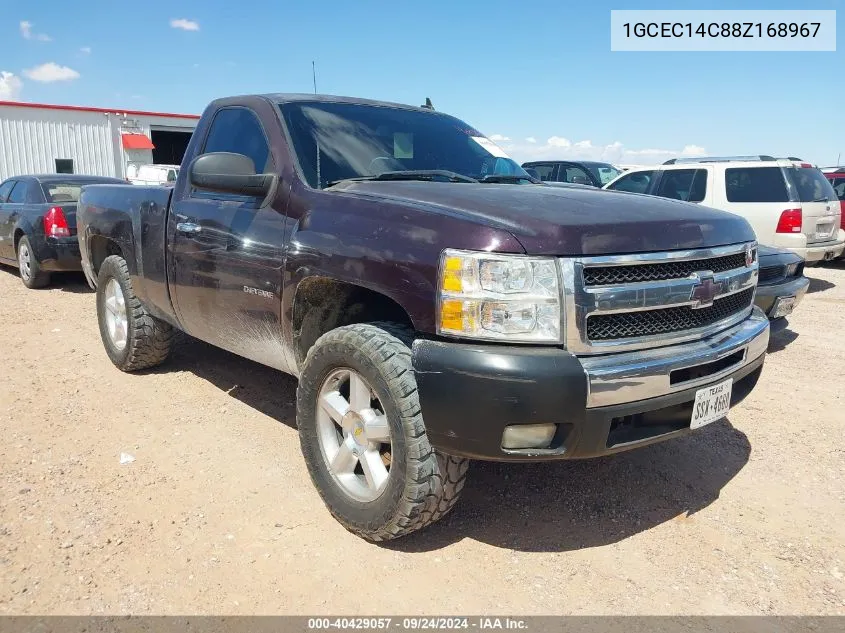 2008 Chevrolet Silverado 1500 Work Truck VIN: 1GCEC14C88Z168967 Lot: 40429057