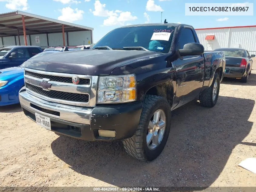 2008 Chevrolet Silverado 1500 Work Truck VIN: 1GCEC14C88Z168967 Lot: 40429057