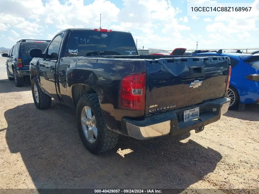 2008 Chevrolet Silverado 1500 Work Truck VIN: 1GCEC14C88Z168967 Lot: 40429057