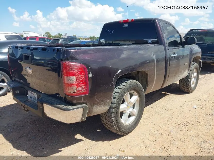 2008 Chevrolet Silverado 1500 Work Truck VIN: 1GCEC14C88Z168967 Lot: 40429057