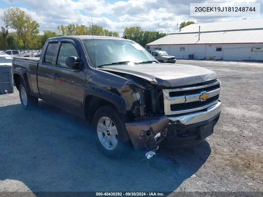 2008 Chevrolet Silverado 1500 Lt1 VIN: 2GCEK19J181248744 Lot: 40430292