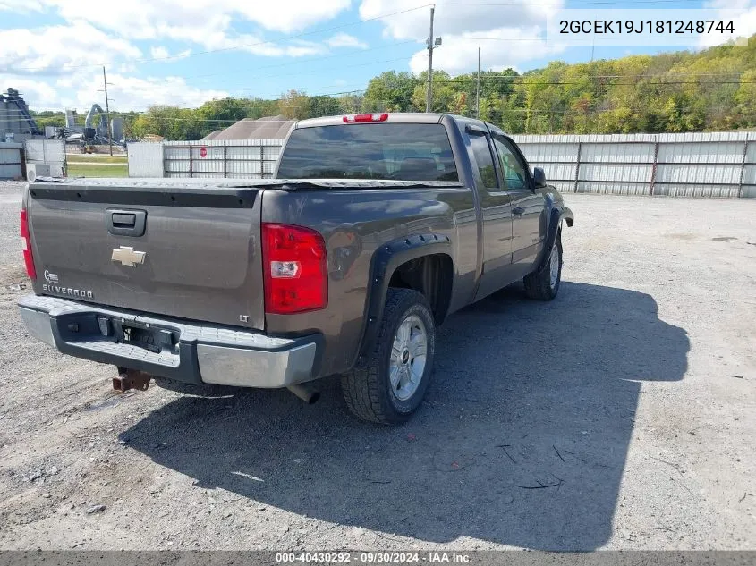 2GCEK19J181248744 2008 Chevrolet Silverado 1500 Lt1