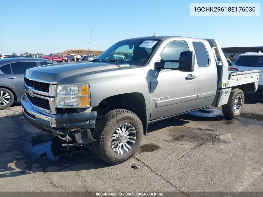 2008 Chevrolet Silverado 2500Hd Lt1 VIN: 1GCHK29618E176036 Lot: 40442559