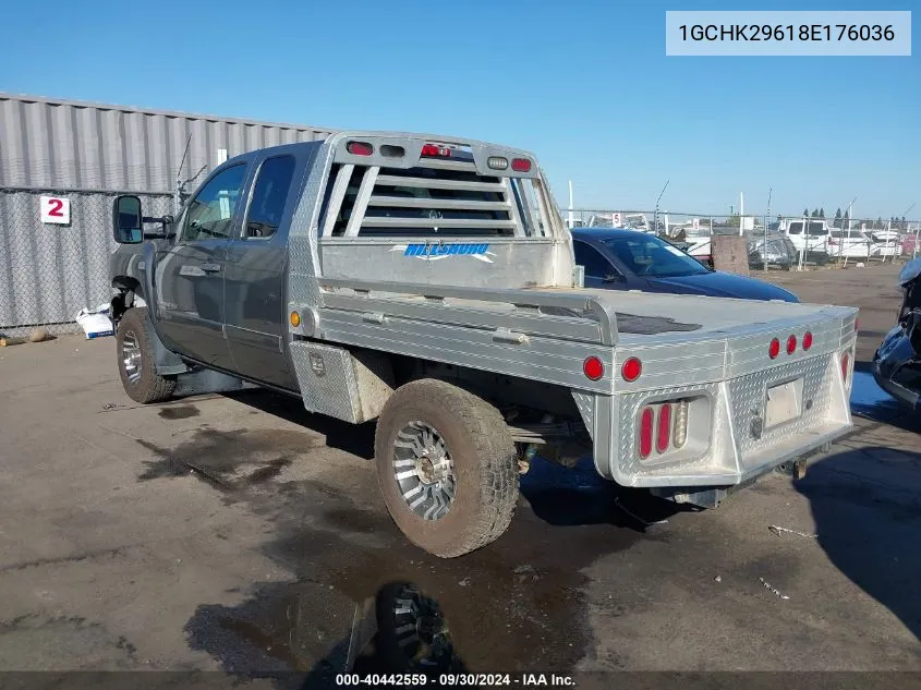 2008 Chevrolet Silverado 2500Hd Lt1 VIN: 1GCHK29618E176036 Lot: 40442559