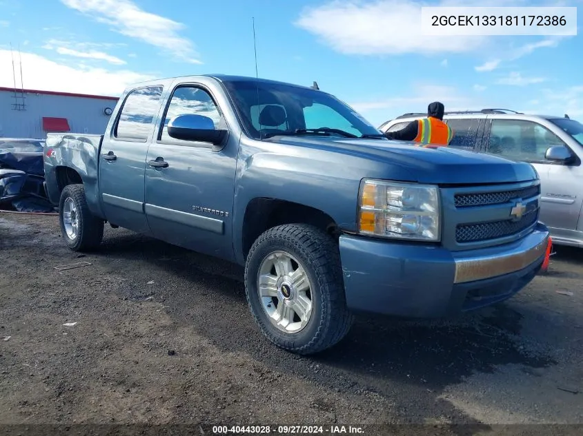 2GCEK133181172386 2008 Chevrolet Silverado 1500 Lt1