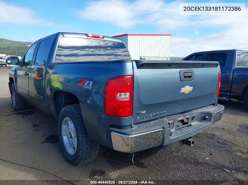 2008 Chevrolet Silverado 1500 Lt1 VIN: 2GCEK133181172386 Lot: 40443028