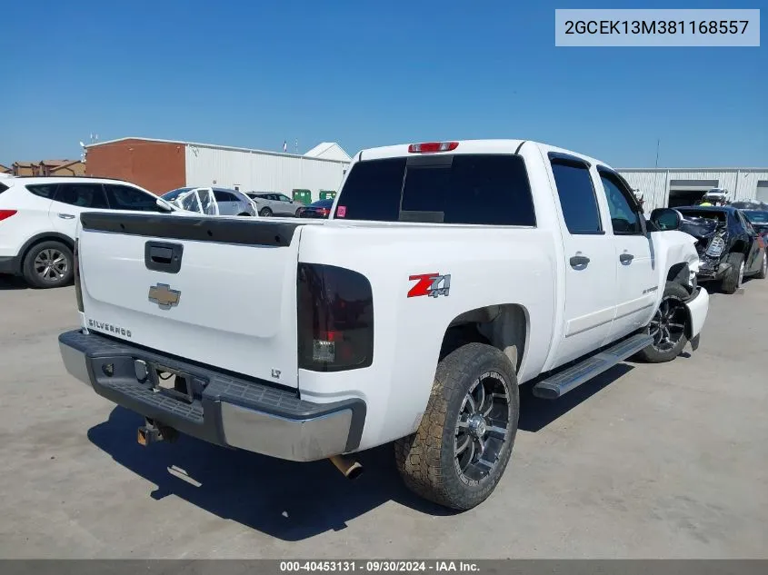 2008 Chevrolet Silverado K1500 VIN: 2GCEK13M381168557 Lot: 40453131