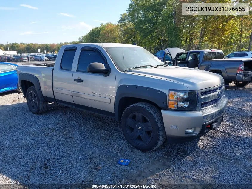 2008 Chevrolet Silverado K1500 VIN: 2GCEK19JX81276655 Lot: 40455151