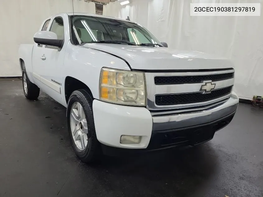 2GCEC190381297819 2008 Chevrolet Silverado C1500